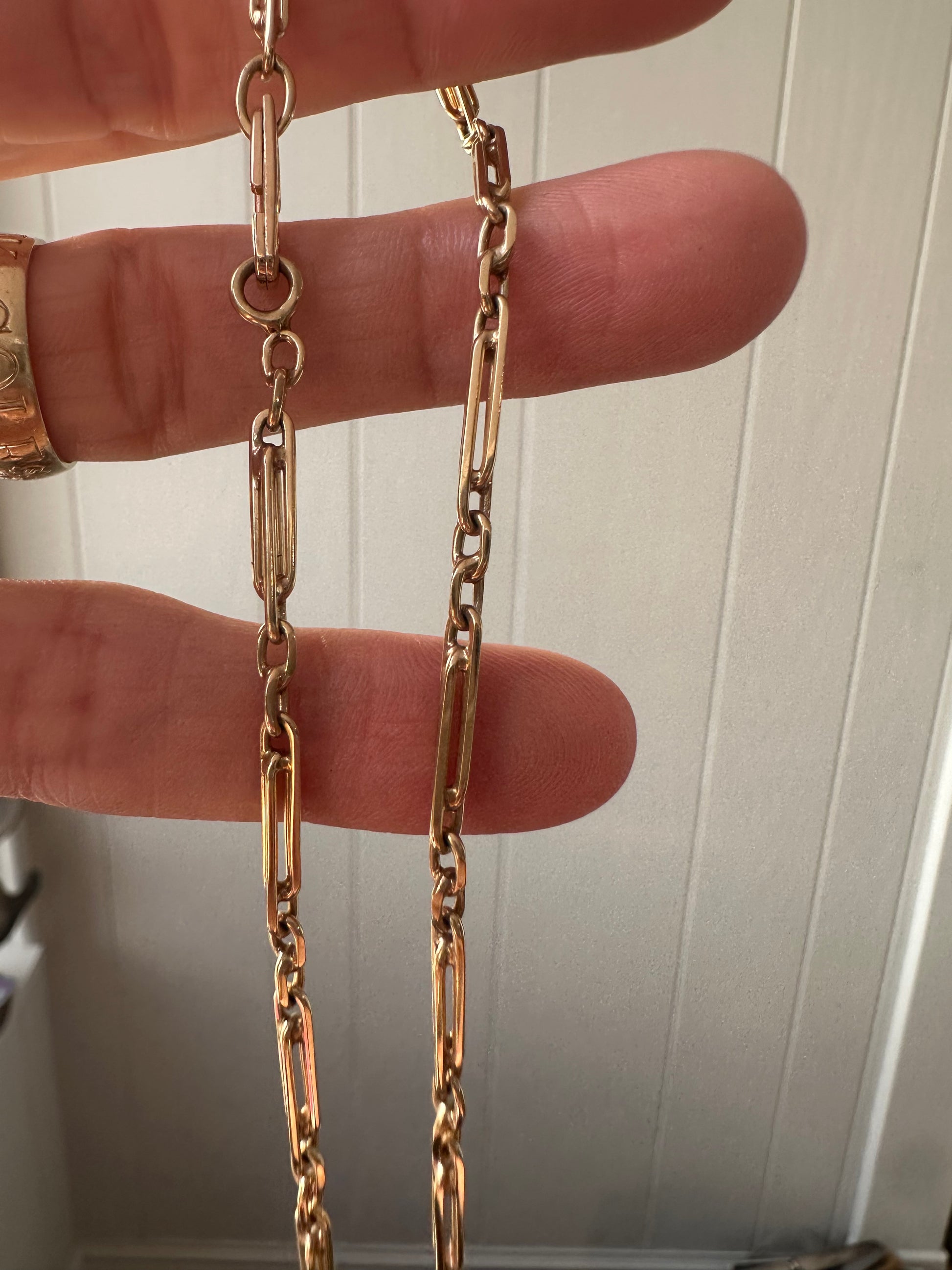 18" double trombone link chain