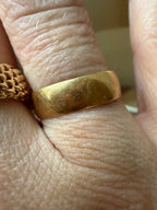 antique 1903 5.6mm 18k gold band