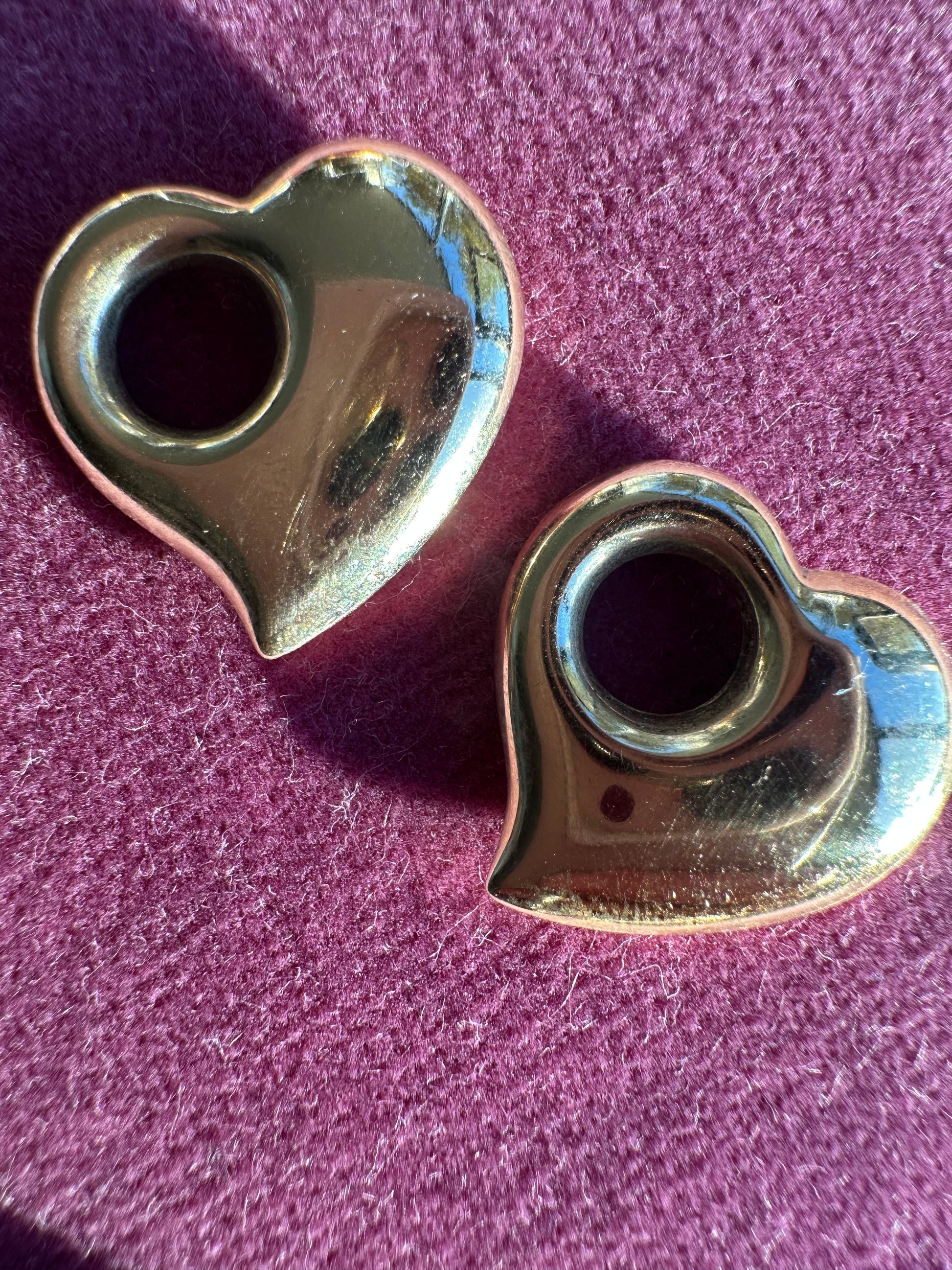 puffy heart hoop charms