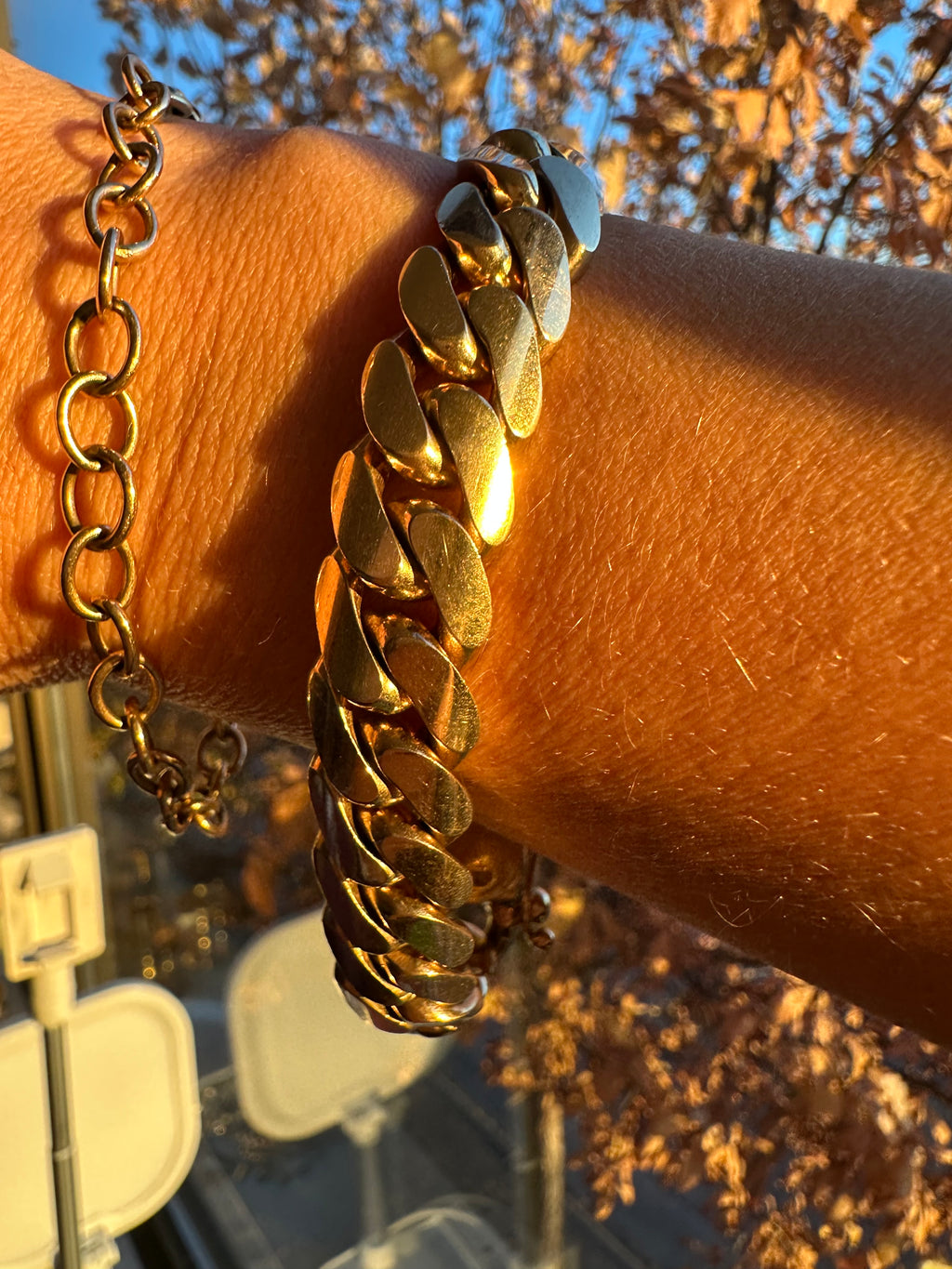 104g vintage curb bracelet