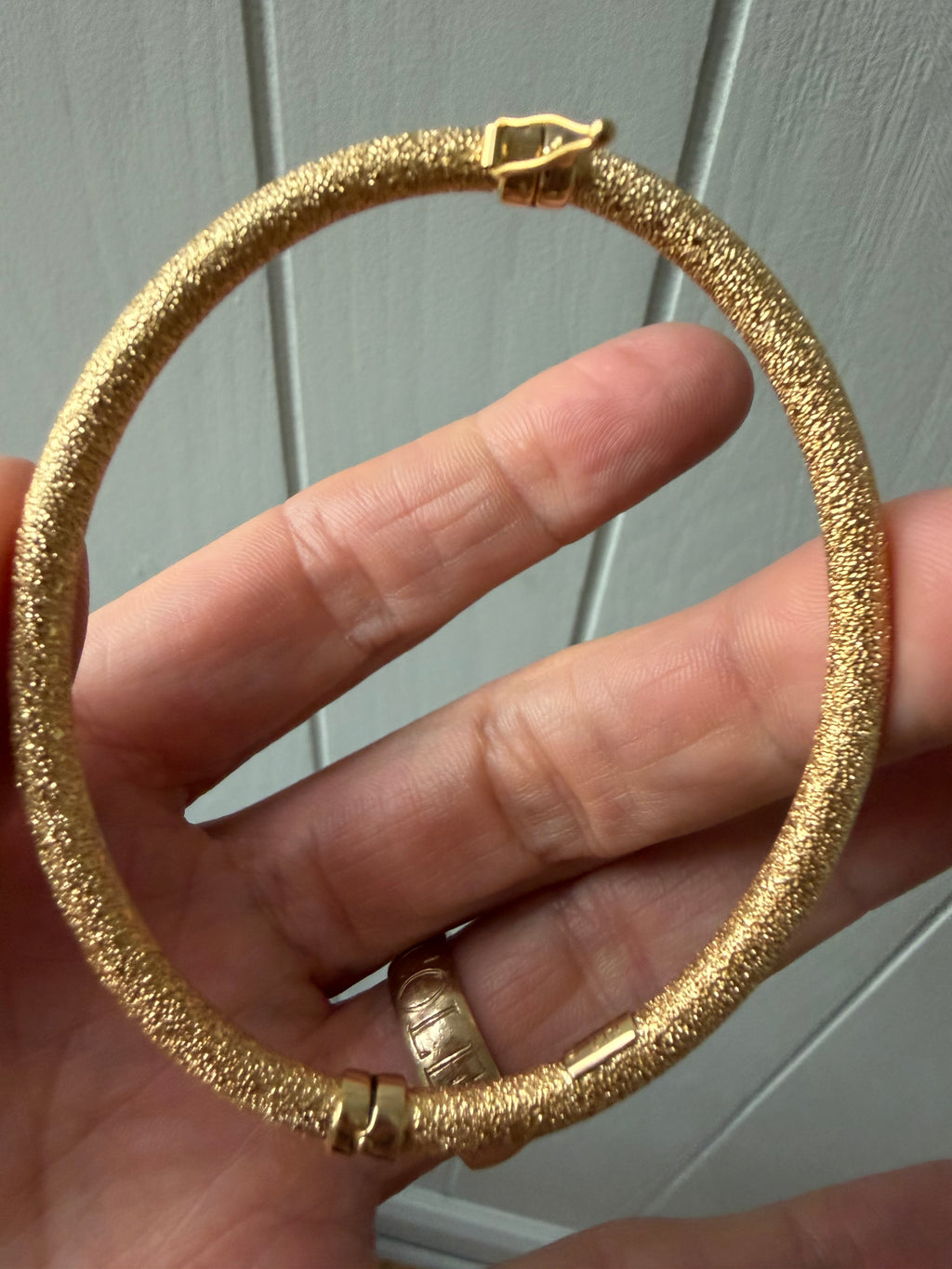 collection of 14k bangles
