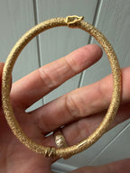 collection of 14k bangles