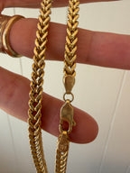 10k gold 25.75" franco chain
