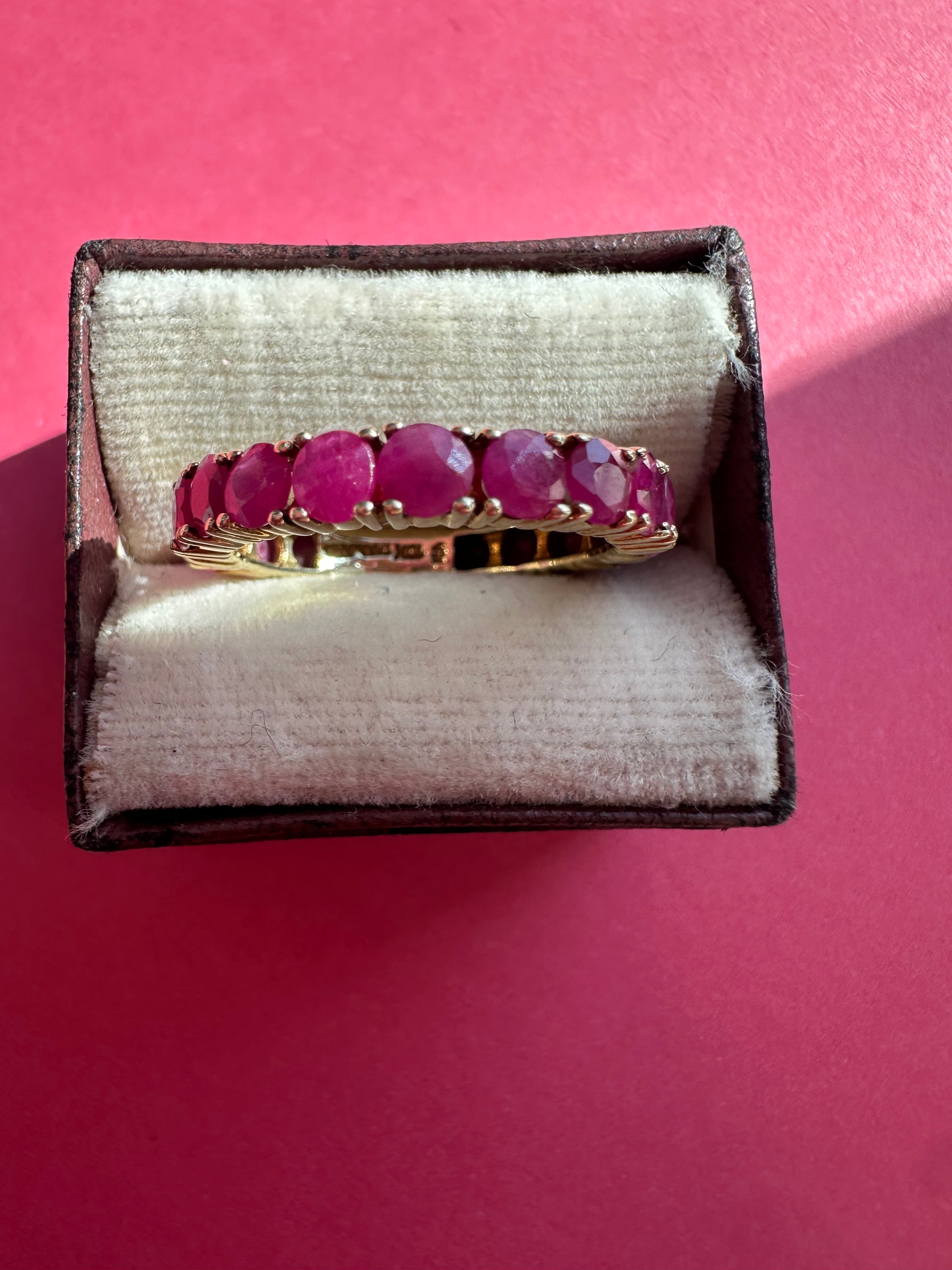 ruby eternity band