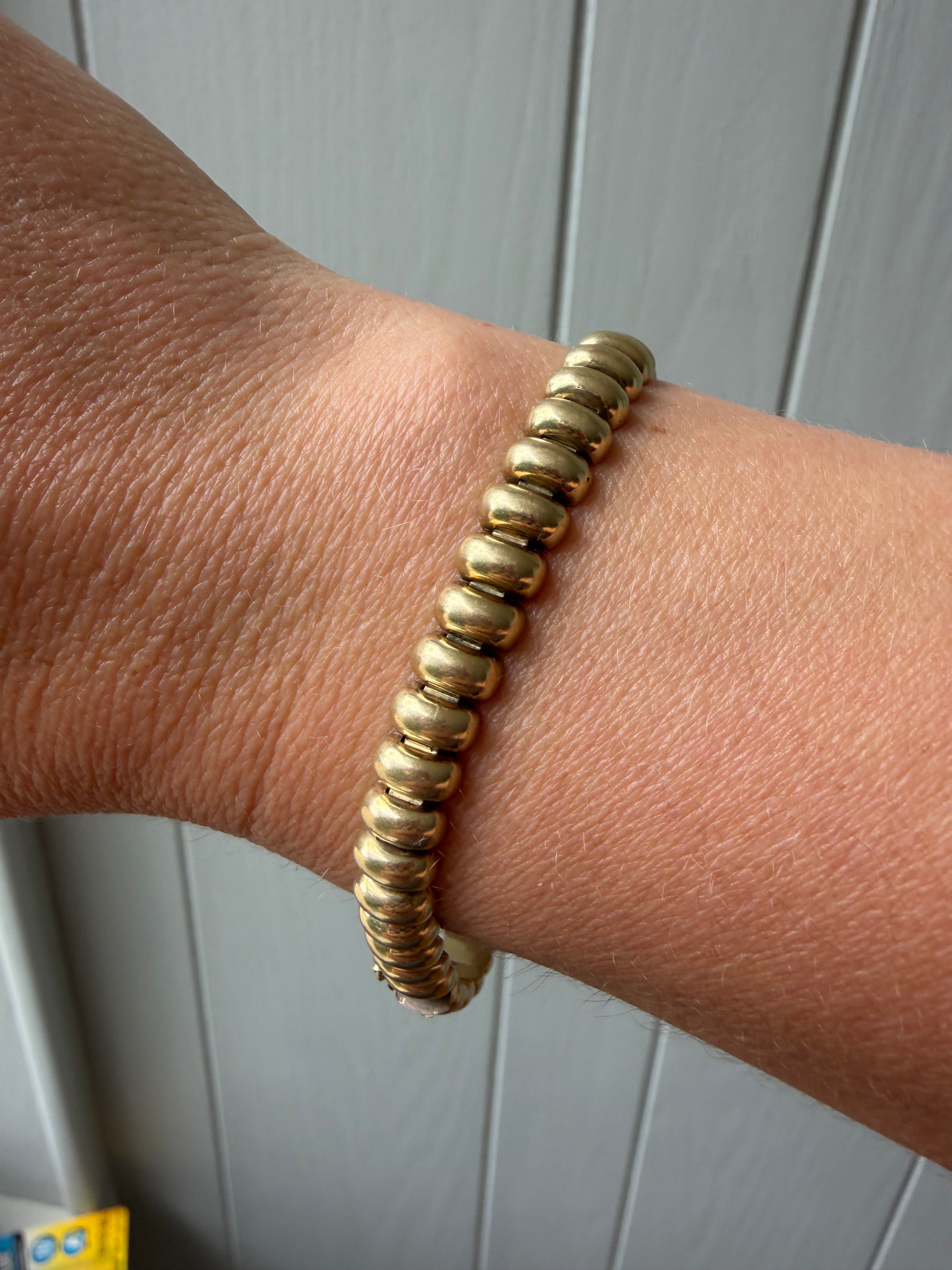 caterpillar / pill bracelet