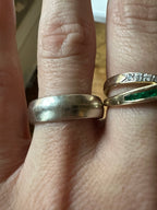 6mm white gold comfort fit band