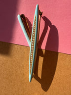 turquoise enamel antique pins