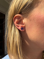 8.1mm amethyst studs