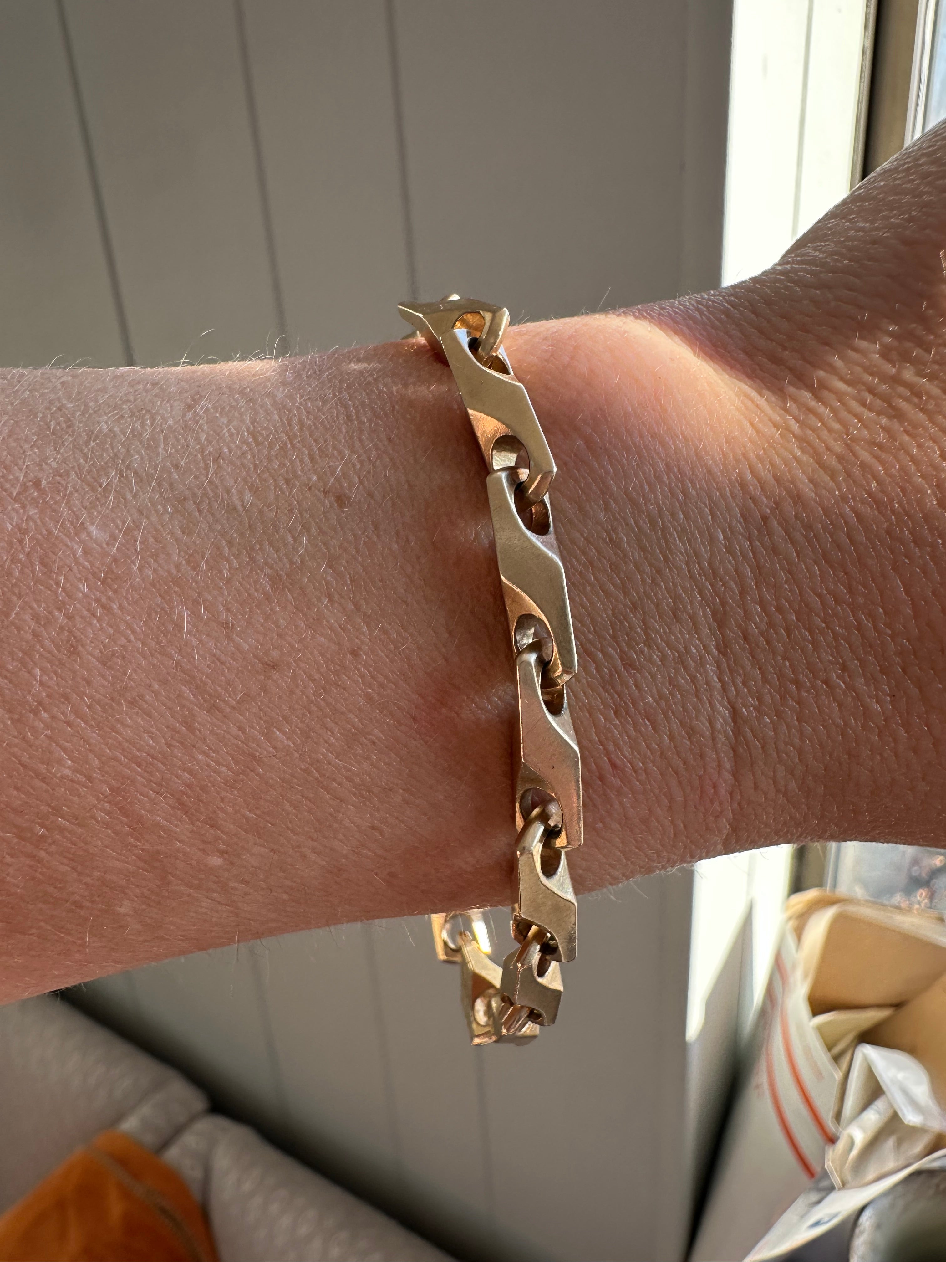 chunky heshe link bracelet