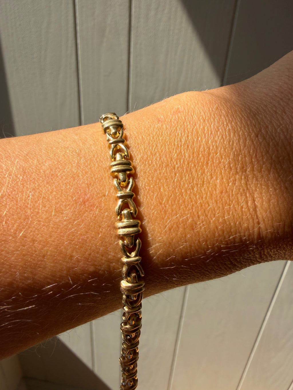 horse buckle link bracelet