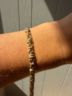 horse buckle link bracelet