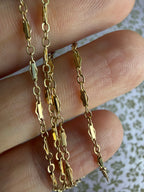 15" fancy link chain