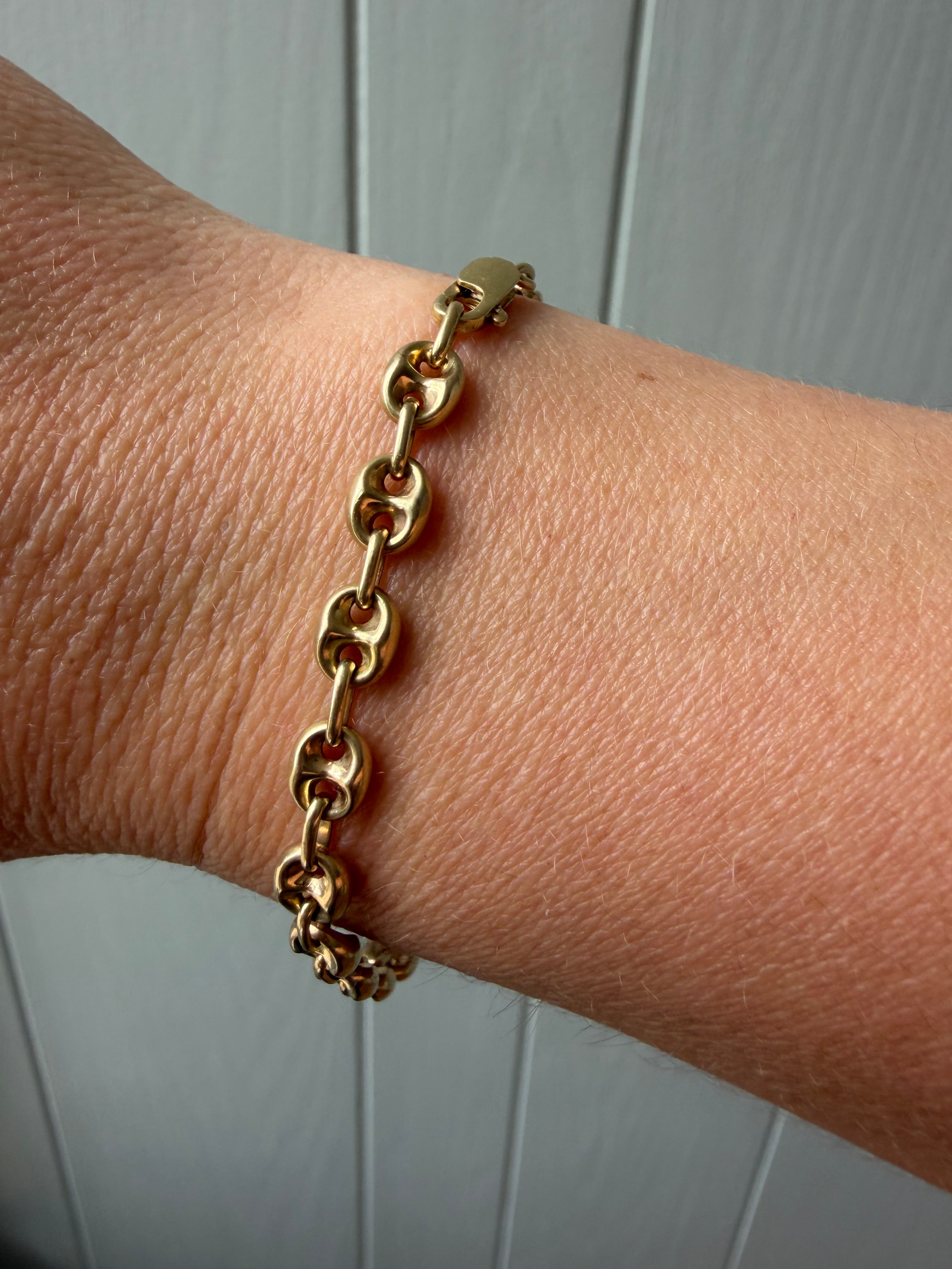 puffy mariner link bracelet