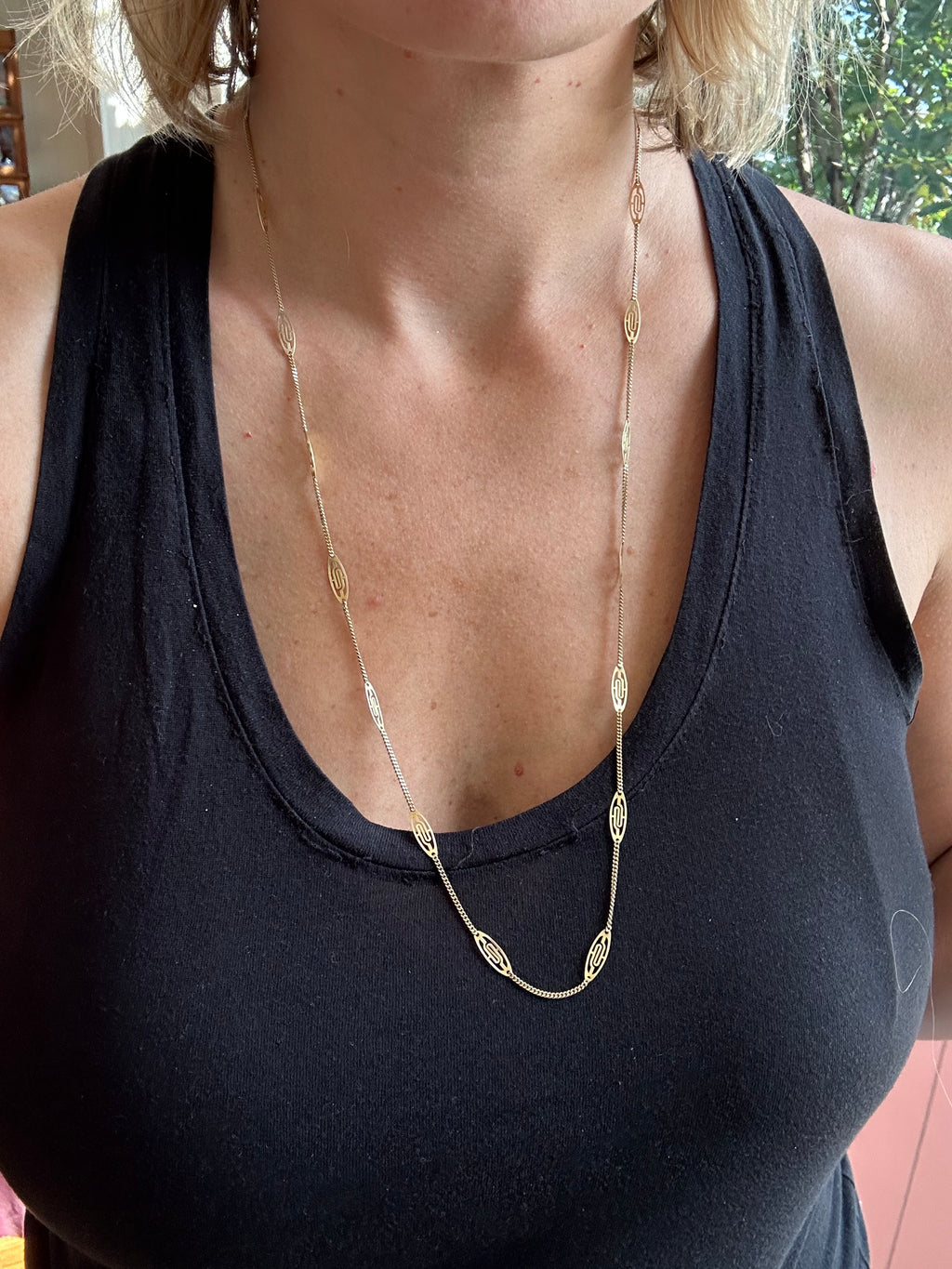 30" fancy link chain