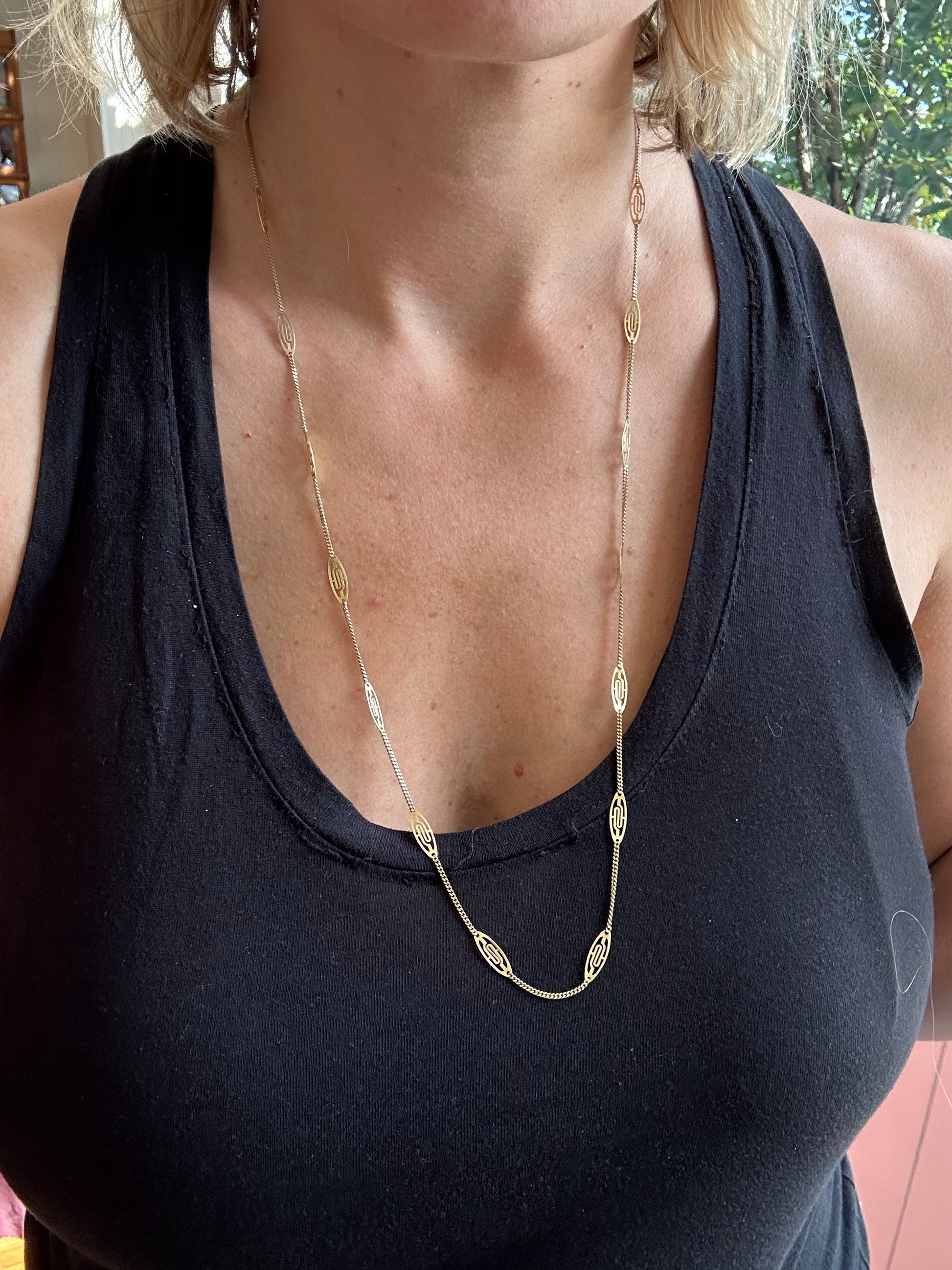 30" fancy link chain