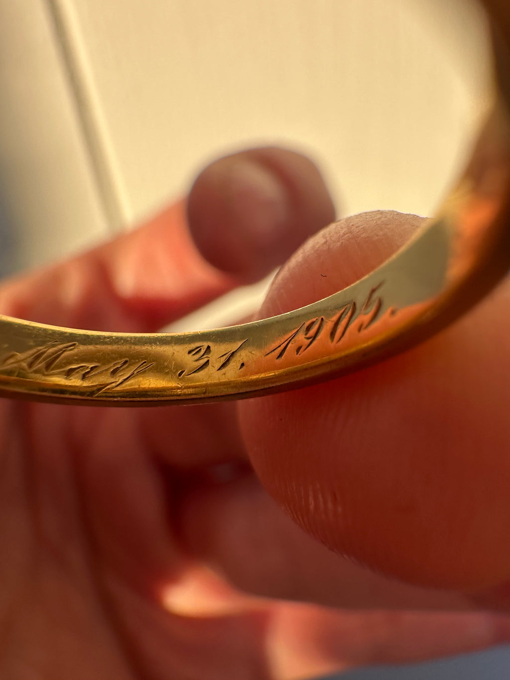 22k 1905 gold band