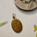 oval St Christopher charm
