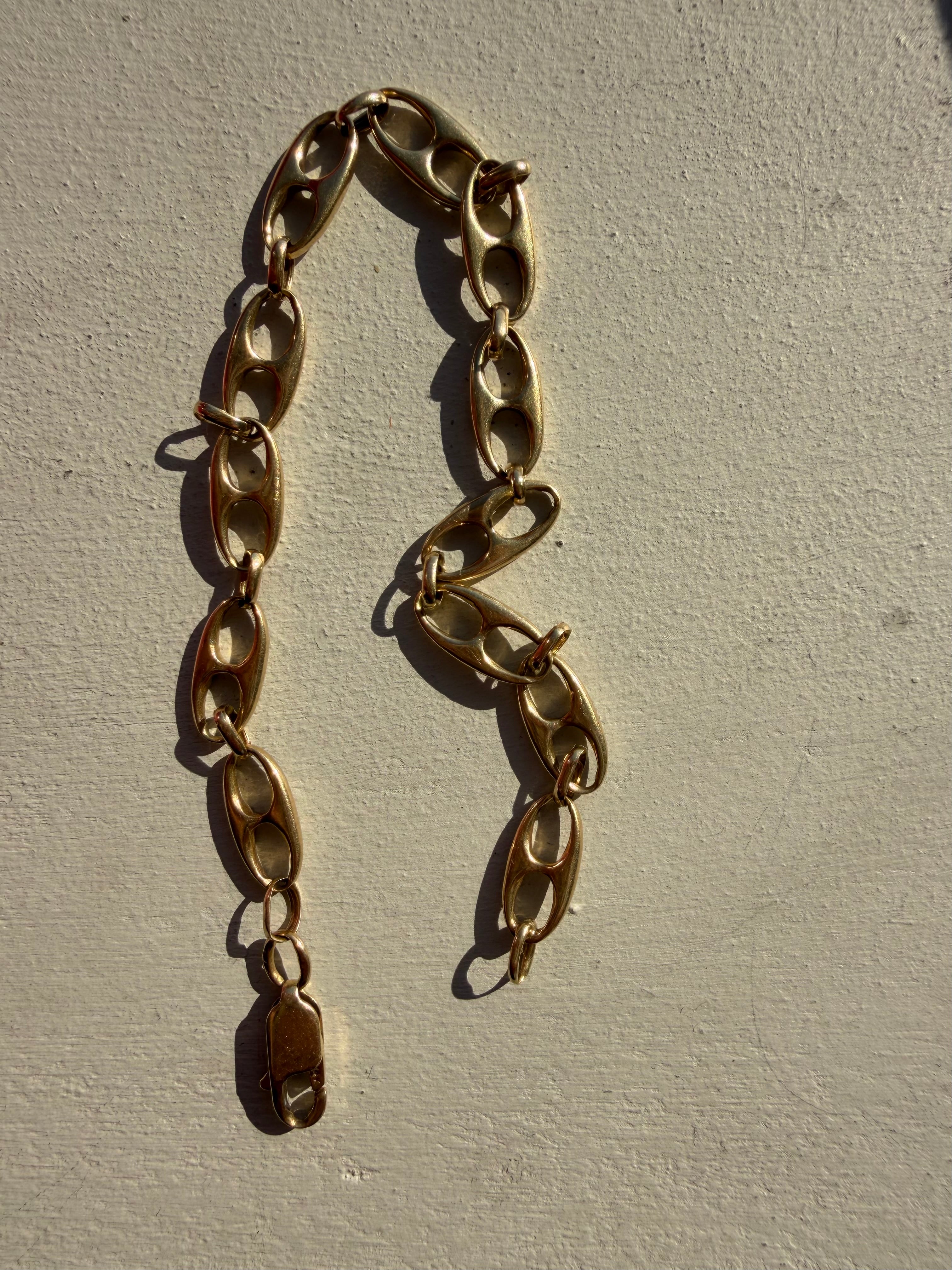 flat gucci link bracelet