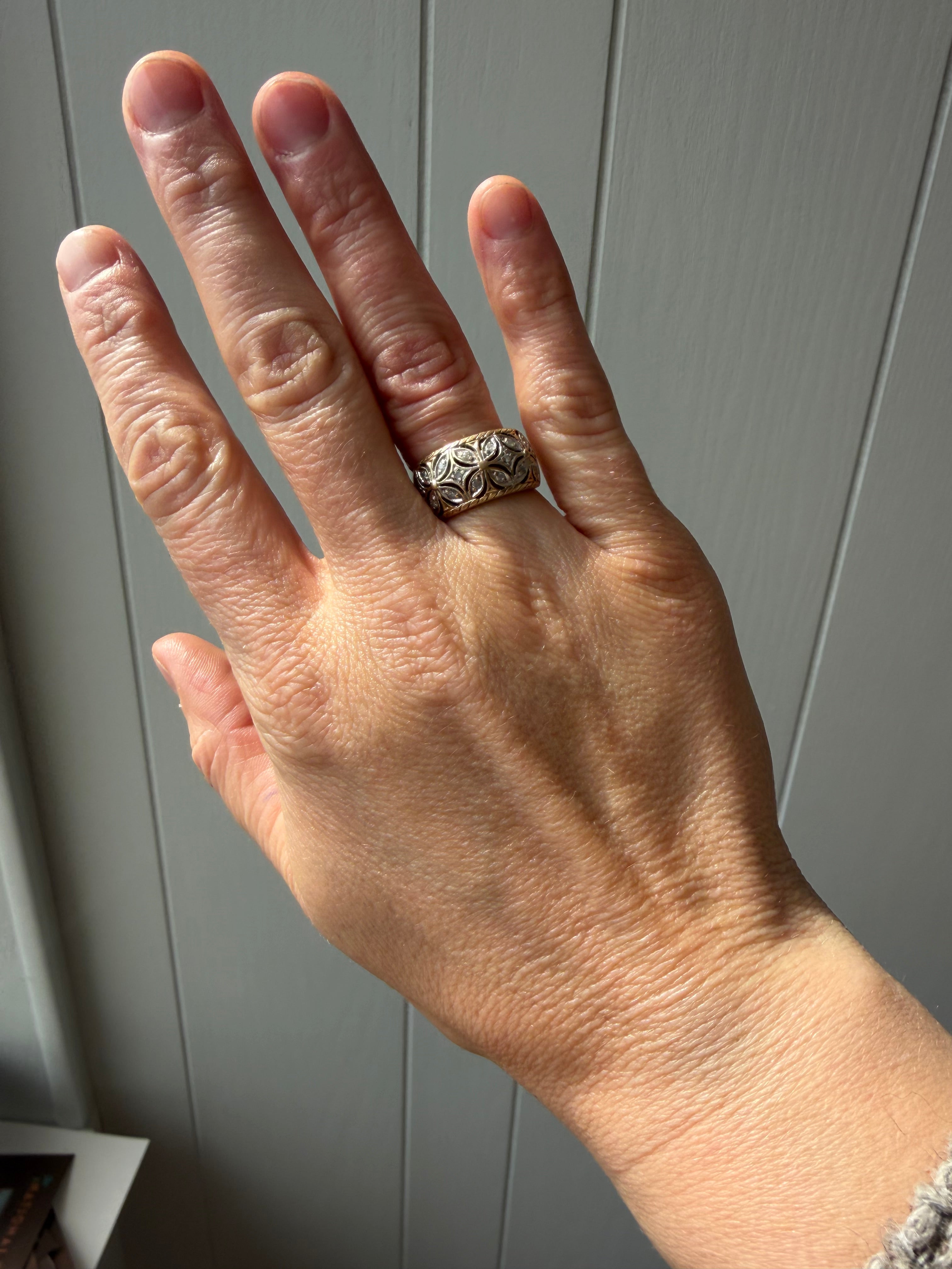 open work diamond ring