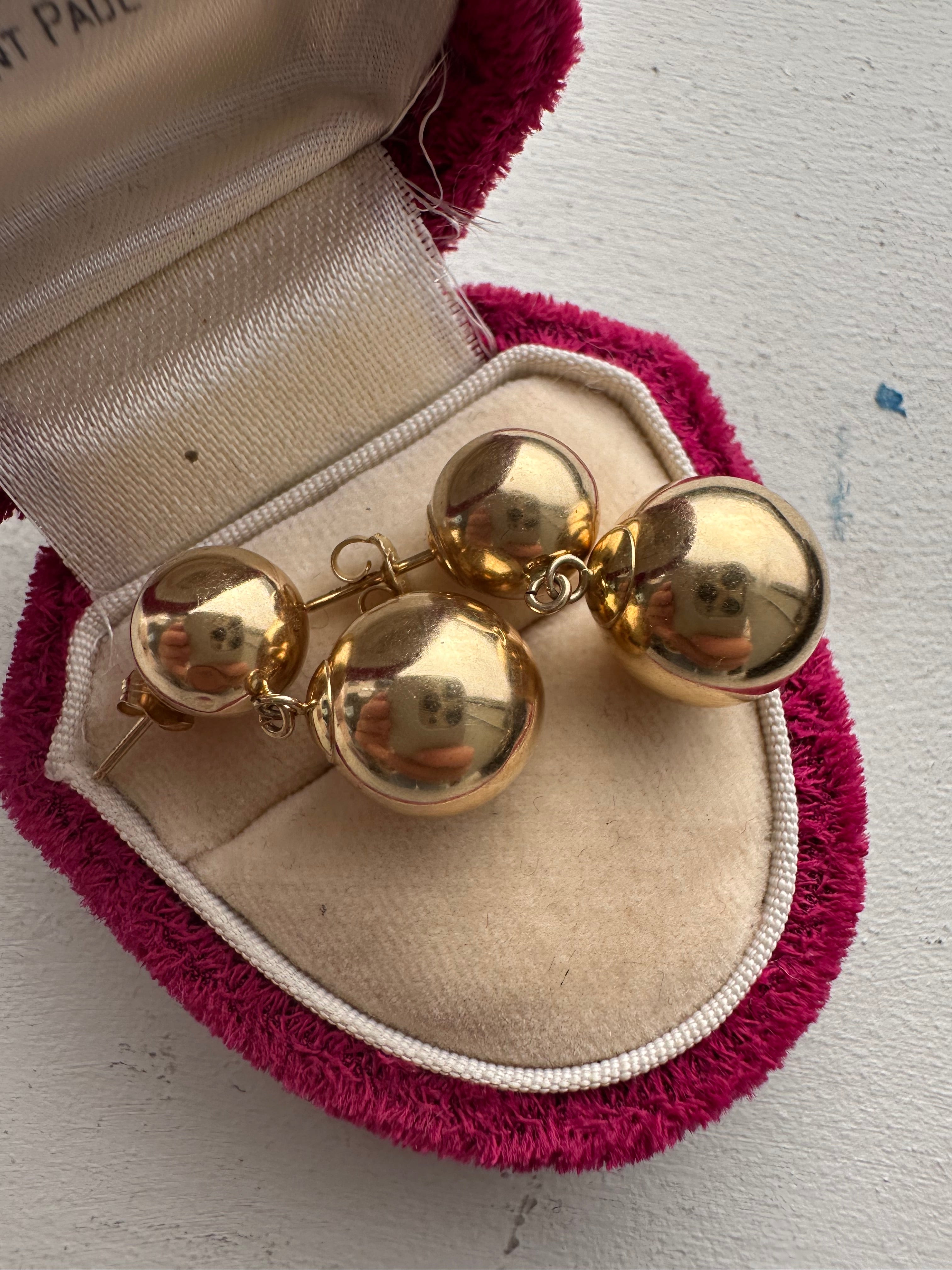 oversized ball dangles