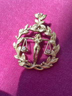 Libra woman wreath pendant
