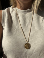 vintage medallion charms