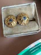 uno a erre 18k gold sun shape leverback