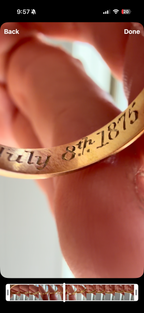 1875 antique band