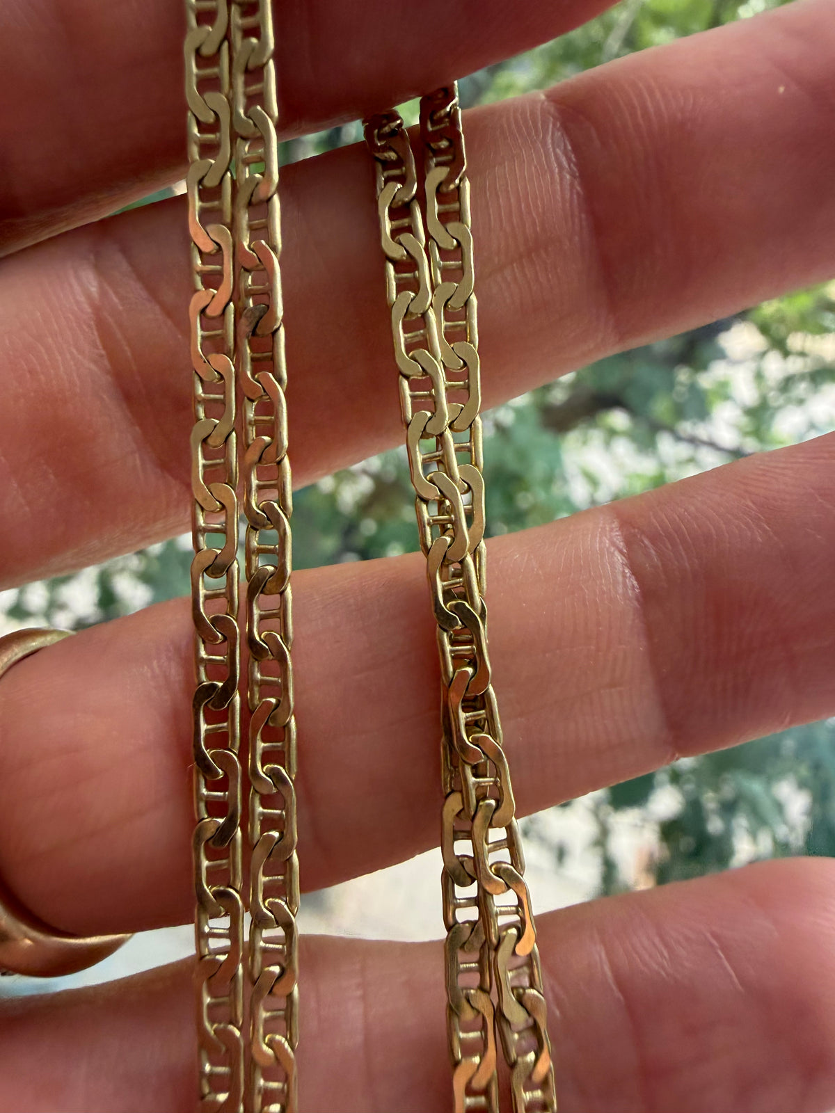 24" flat mini anchor link chain