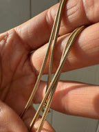 15.75” snake chain
