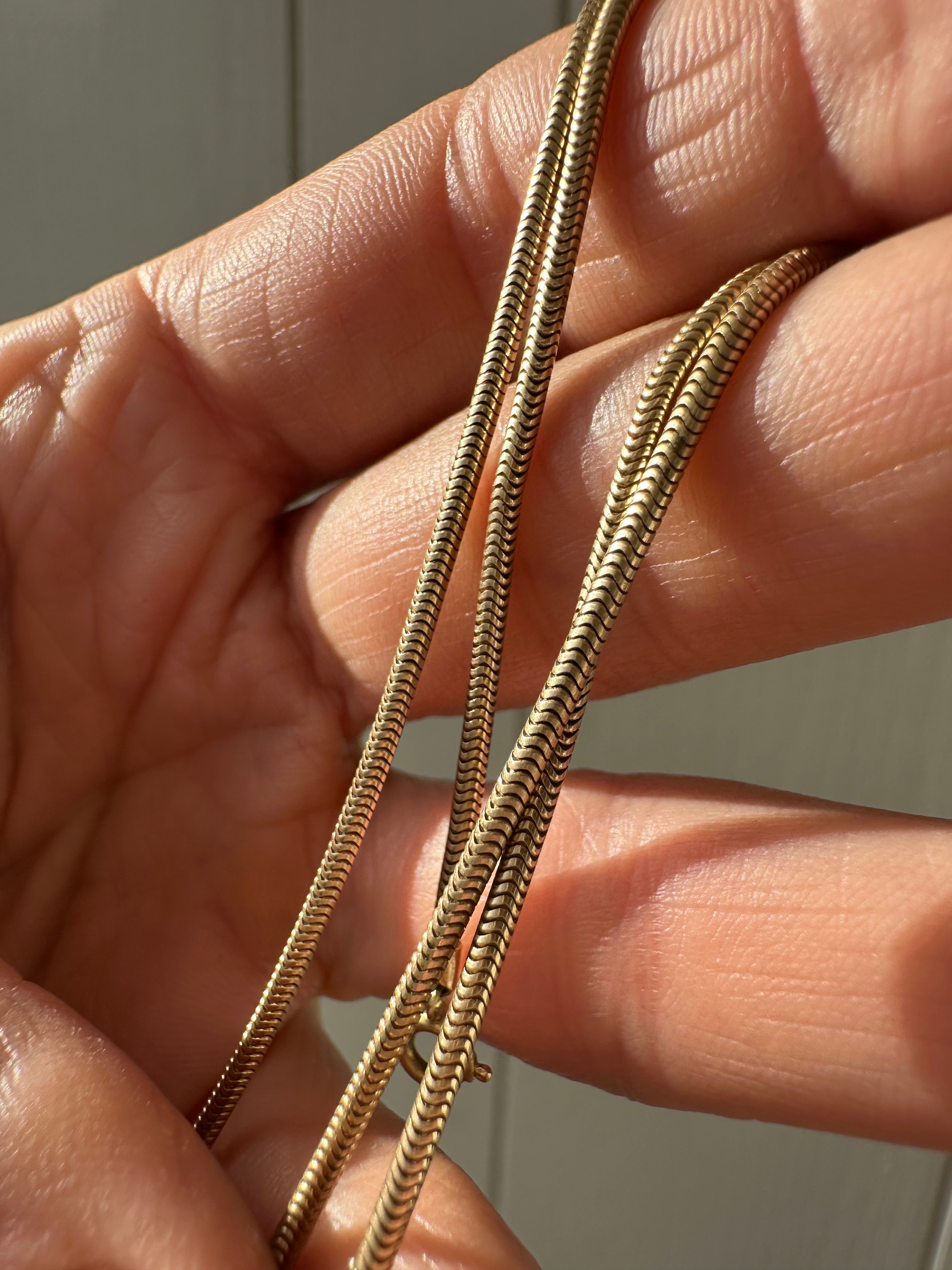 15.75” snake chain