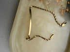 slim rope chain ID bracelet