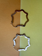 scallop star shaped flat hoop