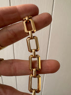 open geometric bracelet