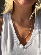 23.75" 18k gold box chain
