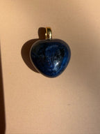 enamel hearts with 18k gold bail