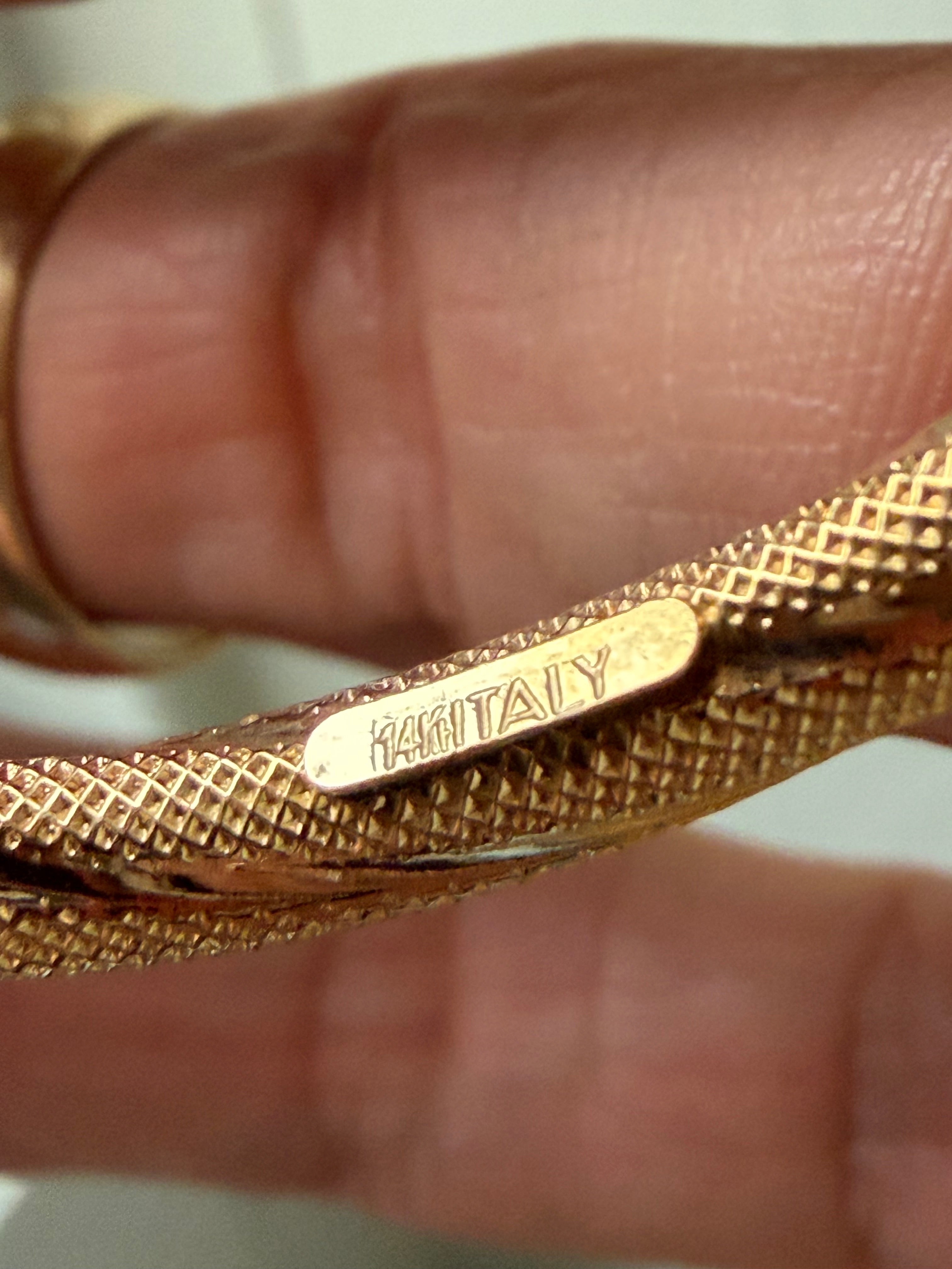 collection of 14k bangles