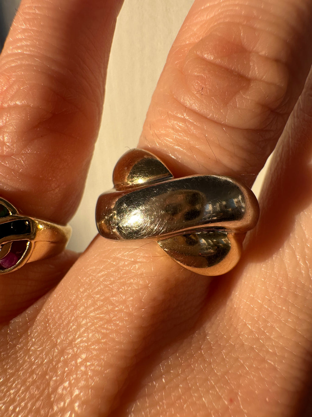 two tone x ring