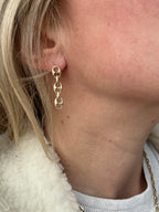 g*cci link dangle earrings