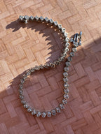2carat white gold diamond tennis bracelet
