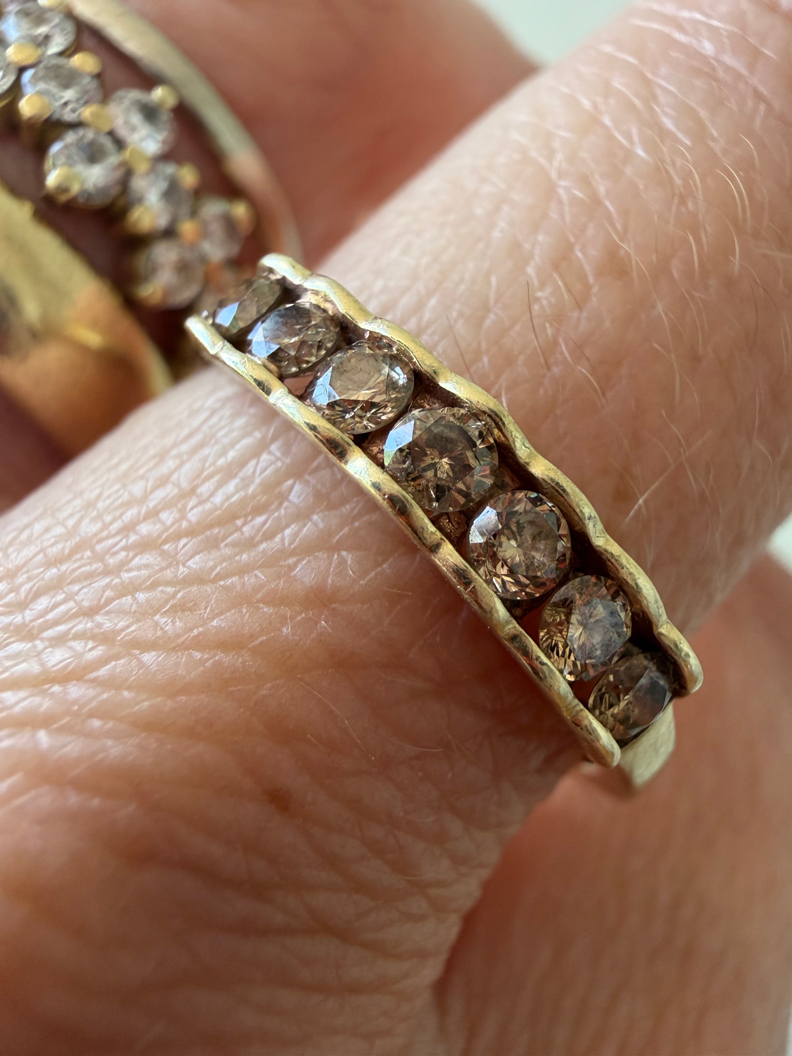 chocolate diamond ring