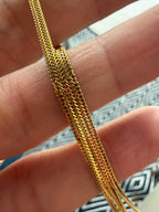 21.75” Franco chain 21k gold