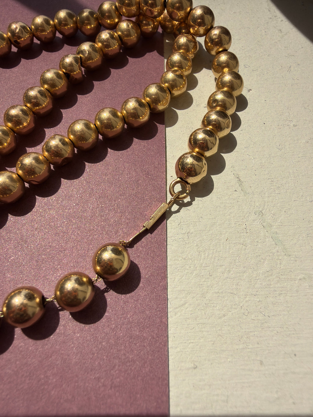 20" vintage add-a-bead necklace