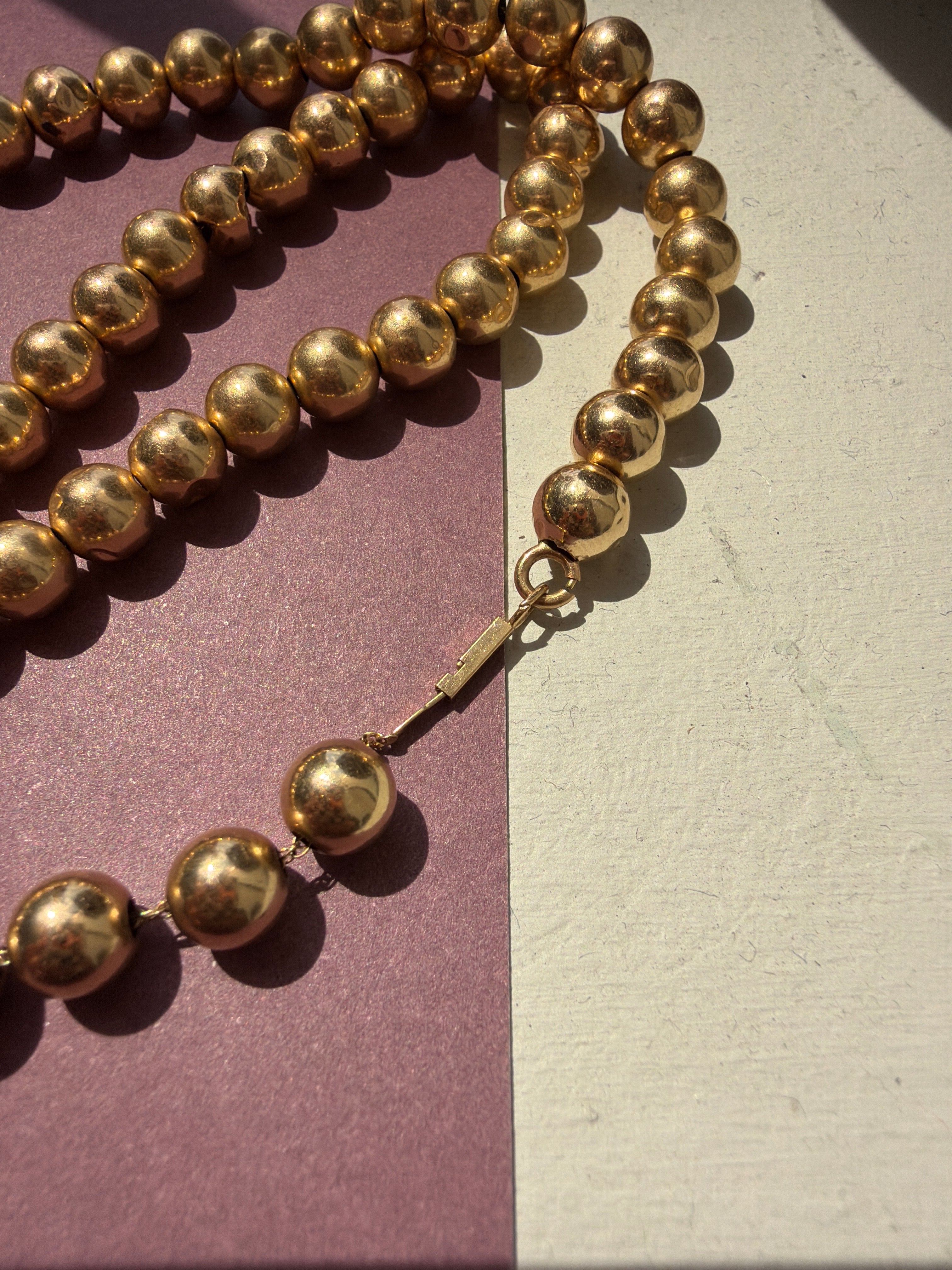 20" vintage add-a-bead necklace