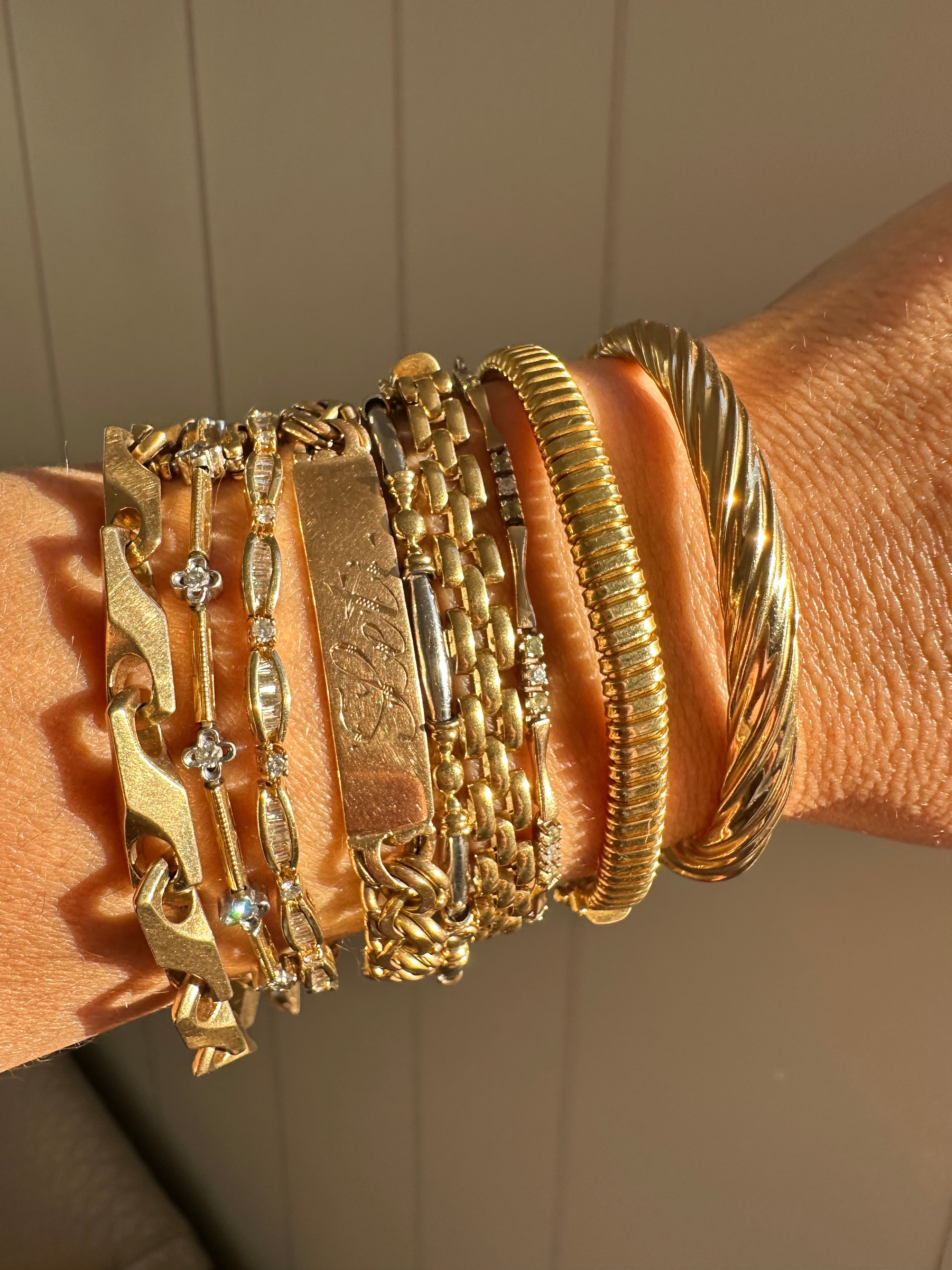 vintage twist bangle