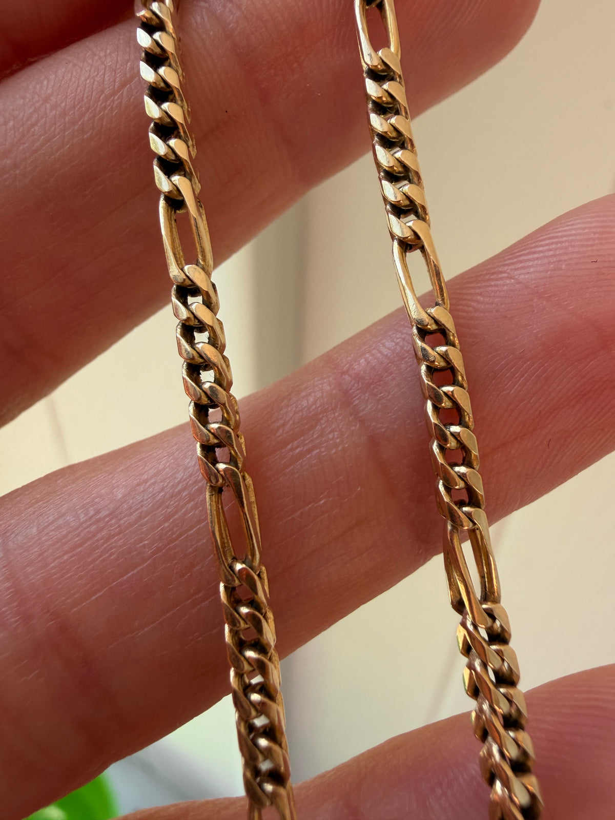 figaro franco link bracelet
