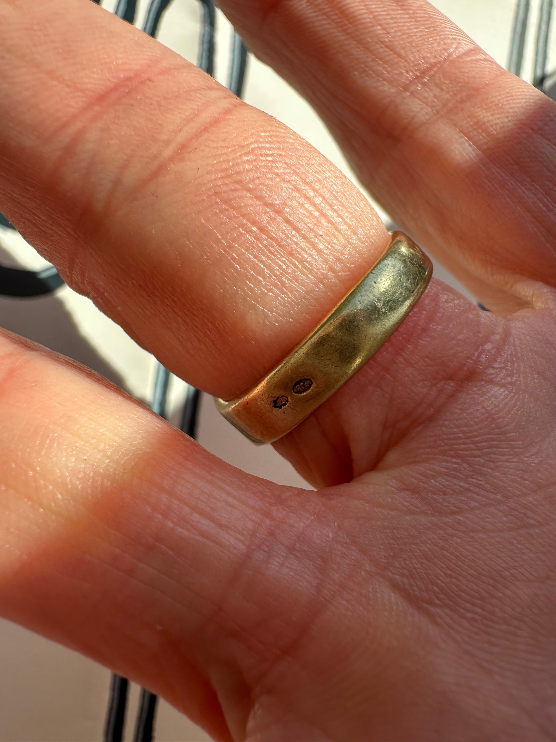 vintage carnelian signet style ring