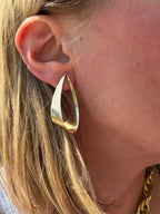 funky pointed hoop