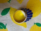 cocktail lapis dome ring