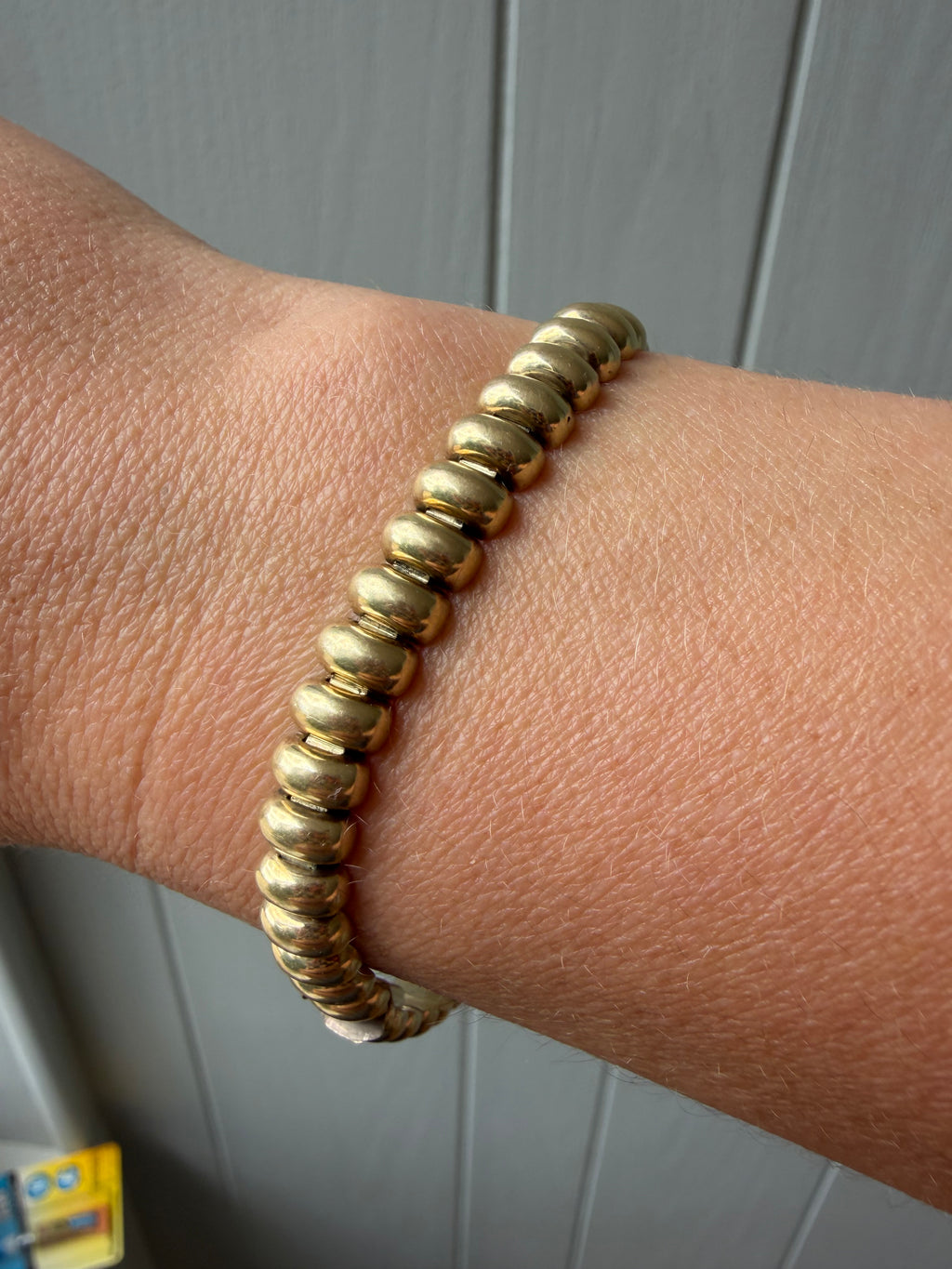 caterpillar / pill bracelet